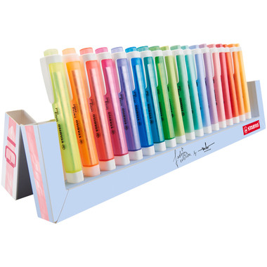 STABILO Textmarker Swing Cool 1-4mm 275/18-01-5 Set 18 pezzi