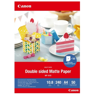 CANON Doub.Matte Photo Paper A4 MP101DA4 Double sided 50 fogli