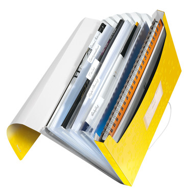 LEITZ Projektmappe WOW A4 4589-00-16 gelb 5 Fächer