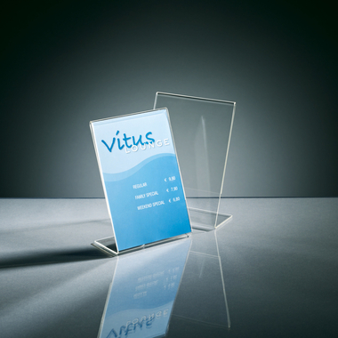 SIGEL Display tavola Classic A6 TA214 106x155x53mm