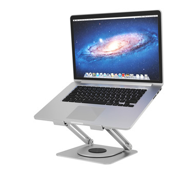 ICY BOX Rotatable and fully adjustable IB-NH300-R notebook stand 17 Inch silver