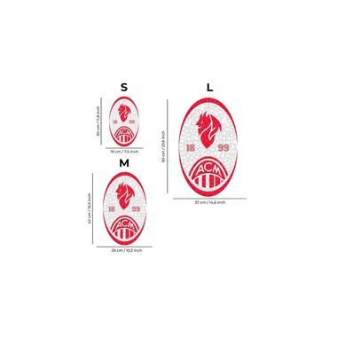 Iconic Puzzle AC Milan – Logo rétro