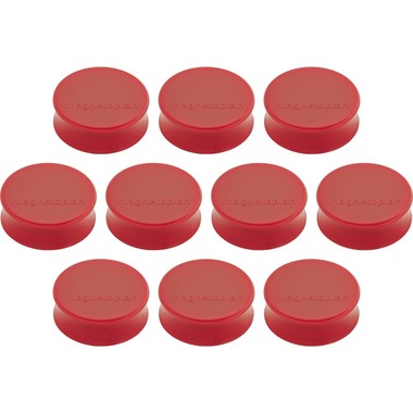 MAGNETOPLAN Magnet Ergo Large 10 Stk. 1665006 rot 34mm
