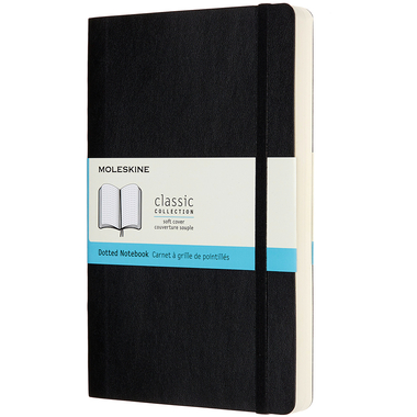 MOLESKINE Notizbuch Classic SC Large 647628073 schwarz, dots 400 Blatt