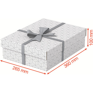 ESSELTE Aufbewahrungsboxen Home M 628284 365x265x100mm, weiss 3 Stk