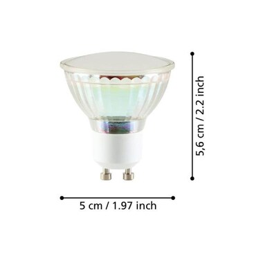 EGLO Leuchten Lampe 4.6 W GU10 Blanc neutre