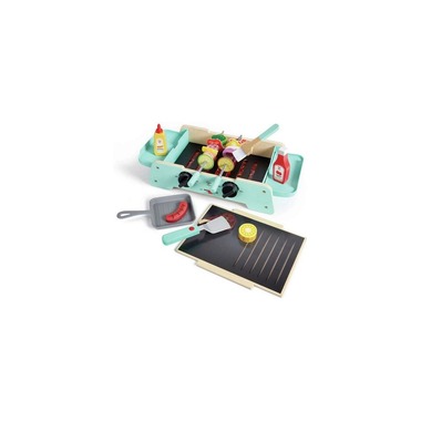 Hape grill with cast iron pan