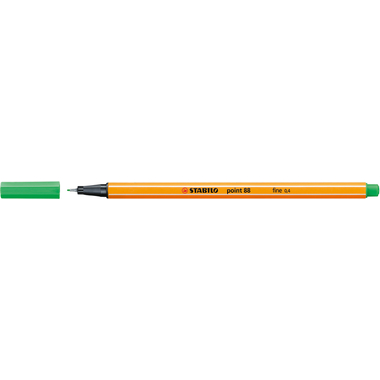 STABILO Fineliner Point 88 0.4mm 88/16 smaragdgrün