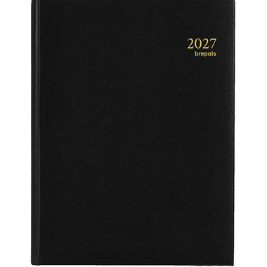 BREPOLS Agenda Timing Lima 2027 0.137.1256 1W/2S schwarz 17.1x22cm