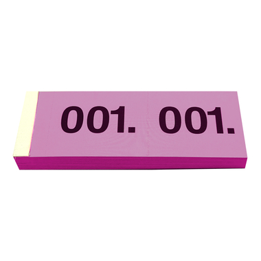 SIMPLEX Garderobenblock 1-100 13076 pink 100 Blatt
