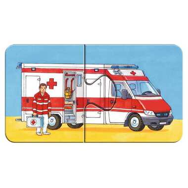 Ravensburger Puzzle per bambini piccoli Veicoli di emergenza
