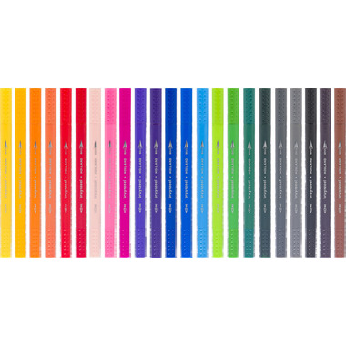 BRUYNZEEL Fineliner/Brushpen Set 60325024 assortiert 24 Stück