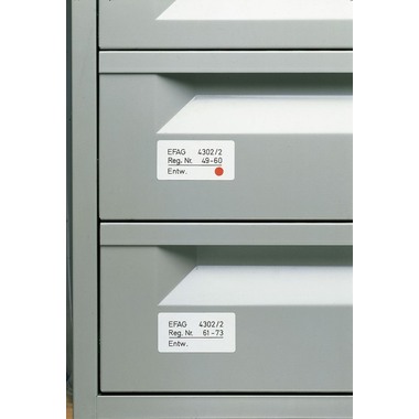 HERMA Universal-Etiketten 19x40mm 2400 weiss 640 Stück/32 Blatt