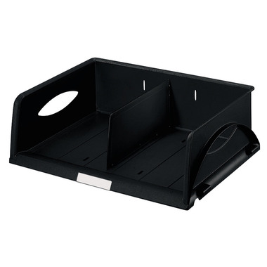 LEITZ Corbeille Courrier Sorty A4/C4 52300095 noir