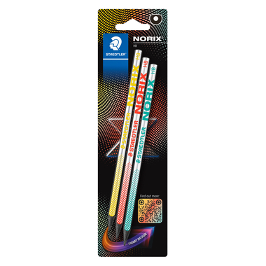STAEDTLER Bleistift NORIX HB 181-HBBK3 Upcycling 3 Stück