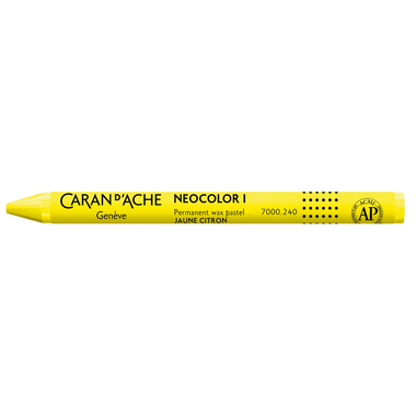 CARAN D'ACHE Wachsmalkreide Neocolor 1 7000.240 zitronengelb