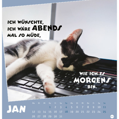 HEYE Postkarten.Kalender Pause 2026 23023+26 1M/1S DE 16x17cm