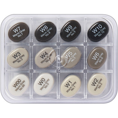 COPIC Marker Sketch 21075954 Grau-Set WG, 12 Stück