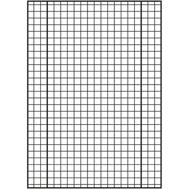 OXFORD Collegeblock Touch A4+ 400121610 nero, quadrettato 90g 80 fogli
