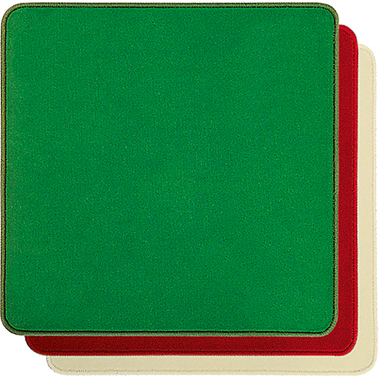 AGMÜLLER Tappeto per jass 3A014301O 60x60cm rosso