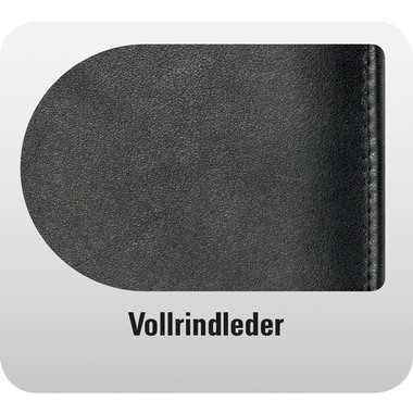 CHRONOPLAN Ringbuch Compact Mobil 50173Z.26 Vollrindleder schwarz A5