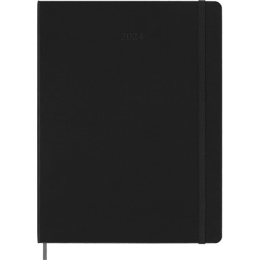 MOLESKINE Agenda Smart Weekly Pro 2027 SMDHB12PRO4Y27 1S/2P noir HC 19x25cm