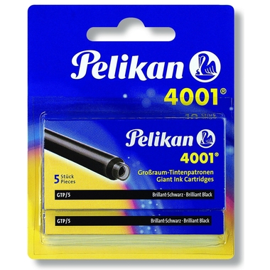 PELIKAN Tintenpatronen GTP/5/2/B 330860 schwarz, 2x5 pezzi