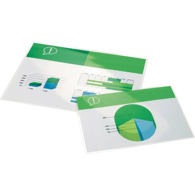 GBC Pochettes à plastifier A4 3740306 brillant, 100my 100 pcs.