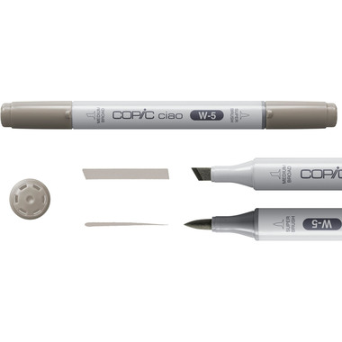 COPIC Marker Ciao 22075565 5+1 Set Warm Grey