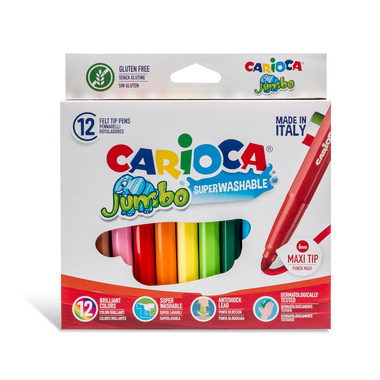CARIOCA Feutre Jumbo box 6mm 40569 12 pcs.
