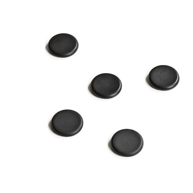 LEGAMASTER Aimant 7-181600 tableau en verre noir 5 pcs.