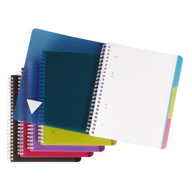 CLAIREFONTAINE LINICOLOR Quaderno A5+ 329755 5mm 90 fogli