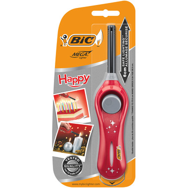 BIC Briquet HAPPY U140 6cm 935474 rouge