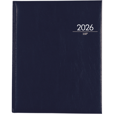 SIMPLEX Agenda Managertimer 2026 7008B5.26 1S/2P bleu f. ML 20.8x25.8cm