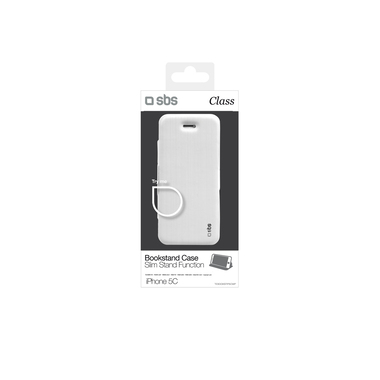 Flip case in portrait format, stand function, thin for iPhone 5C
