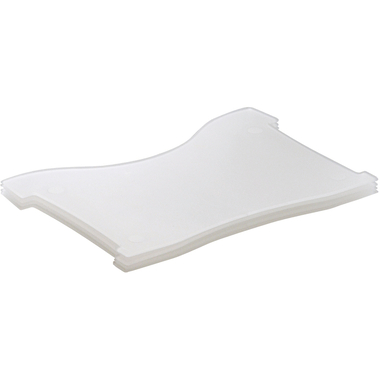 HAN Stützplatten Croco-Box A7 3.96 transparent 4 Stück