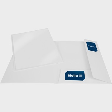 BIELLA Dossier d'offre Pearl#1 A4 18649101U blanc, 240g, poche 40 flls.