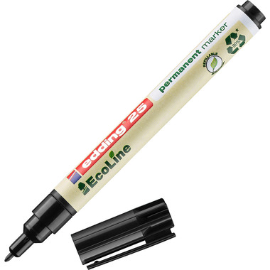 EDDING Permanent Marker 25 EcoLine 25-1 schwarz