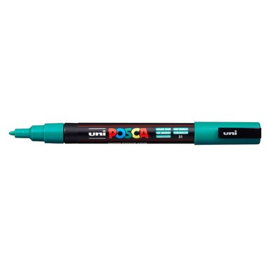 UNI-BALL Posca Marker 0,9-1,3mm PC3MEMERALDG smaragdgrün, Rundspitze