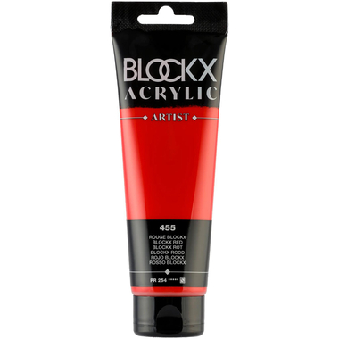 BLOCKX Colore acrilici 120ml 60455BXC Blockx rosso