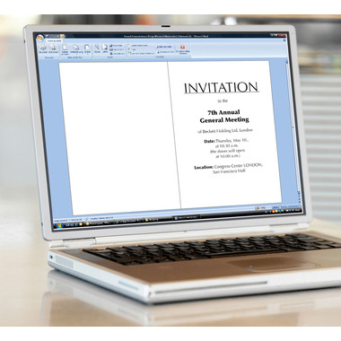 SIGEL Faltkarten A5 DP910 weiss, 185g 50 Stück