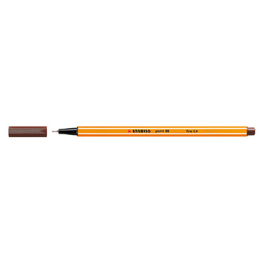 STABILO Fineliner Point 88 0.4mm 88/45 braun