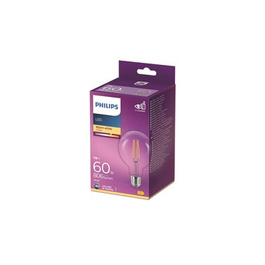 Philips Lamp LED classic 60W G93 E27 WW CL ND 1CT/4 Warm White (WW)