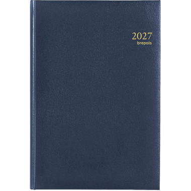 BREPOLS Agenda Omega Lima Kul. 2027 0.030.1256 1W/2S blau 21x29cm