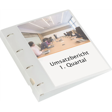 KOLMA Präs.-Ringbuch Vario 5.3cm 02.022.00 4 Ringe transparent A4+