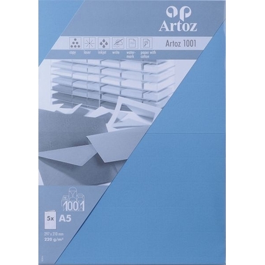 ARTOZ Cartoline 1001 A5 107392264 220g, blu maria 5 pezzi