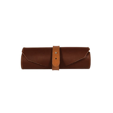 ONLINE Lederetui brown 41077 19x6cm