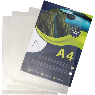 EXACOMPTA Coperchio 120my A4 58320E transparent recycling 100 pcs.