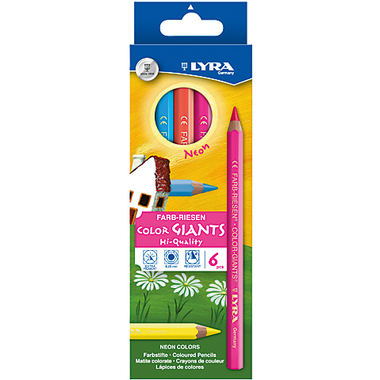LYRA Farbriesen 3941063 6 Farben neon