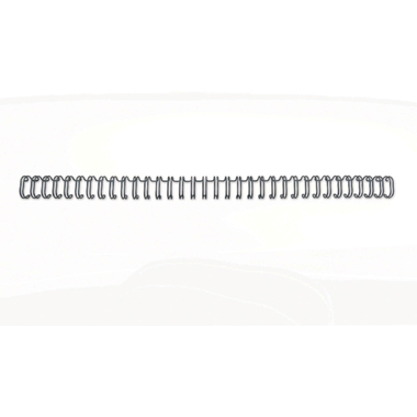 GBC Dorsini rilegafogli 8mm A4 RG810510 nero, 34 anelli 100 pezzi